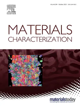  Materials Characterization | Zeitschrift |  Sack Fachmedien