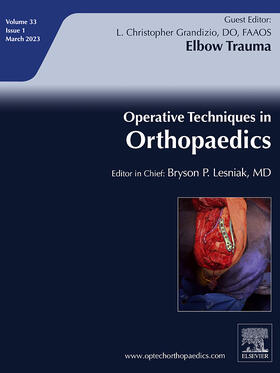  Operative Techniques in Orthopaedics | Zeitschrift |  Sack Fachmedien