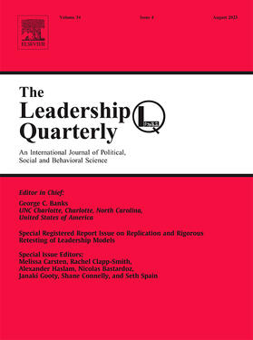  The Leadership Quarterly | Zeitschrift |  Sack Fachmedien