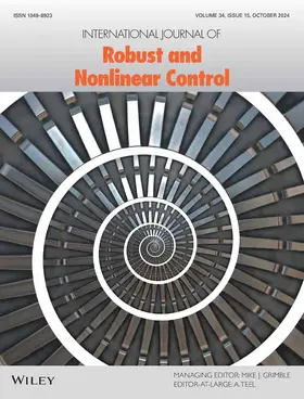  International Journal of Robust and Nonlinear Control | Zeitschrift |  Sack Fachmedien