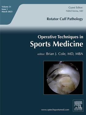  Operative Techniques in Sports Medicine | Zeitschrift |  Sack Fachmedien