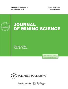  Journal of Mining Science | Zeitschrift |  Sack Fachmedien
