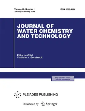  Journal of Water Chemistry and Technology | Zeitschrift |  Sack Fachmedien