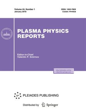  Plasma Physics Reports | Zeitschrift |  Sack Fachmedien