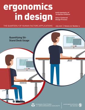  Ergonomics in Design | Zeitschrift |  Sack Fachmedien