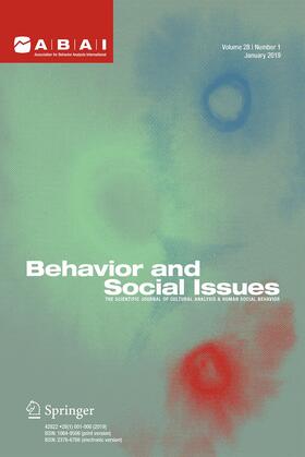  Behavior and Social Issues | Zeitschrift |  Sack Fachmedien