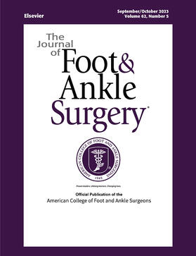  The Journal of Foot & Ankle Surgery | Zeitschrift |  Sack Fachmedien