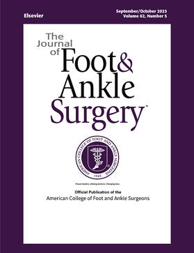 The Journal of Foot & Ankle Surgery | W.B. Saunders | Zeitschrift | sack.de