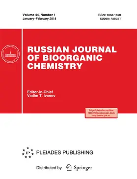  Russian Journal of Bioorganic Chemistry | Zeitschrift |  Sack Fachmedien