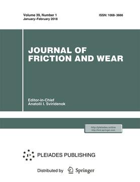  Journal of Friction and Wear | Zeitschrift |  Sack Fachmedien