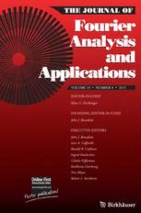 Editor-in-Chief: Hans G. Feichtinger |  Journal of Fourier Analysis and Applications | Zeitschrift |  Sack Fachmedien