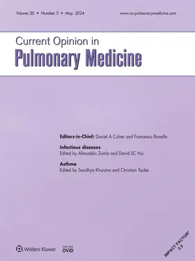  Current Opinion in Pulmonary Medicine | Zeitschrift |  Sack Fachmedien