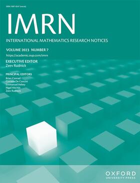  International Mathematics Research Notices | Zeitschrift |  Sack Fachmedien