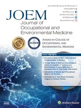  Journal of Occupational and Environmental Medicine | Zeitschrift |  Sack Fachmedien