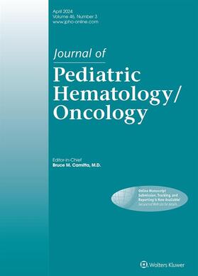  Journal of Pediatric Hematology / Oncology | Zeitschrift |  Sack Fachmedien