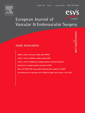 Editor-in-Chief: P. Kolh |  European Journal of Vascular and Endovascular Surgery | Zeitschrift |  Sack Fachmedien