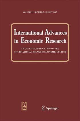  International Advances in Economic Research | Zeitschrift |  Sack Fachmedien
