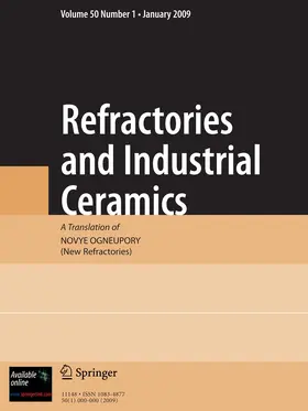  Refractories and Industrial Ceramics | Zeitschrift |  Sack Fachmedien