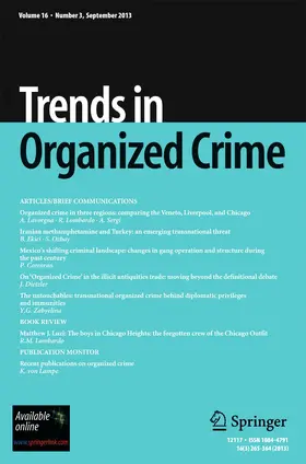 Trends in Organized Crime | Springer | Zeitschrift | sack.de