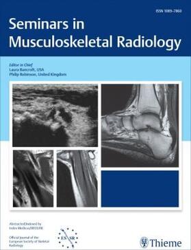 Seminars in Musculoskeletal Radiology | Thieme NY | Zeitschrift | sack.de