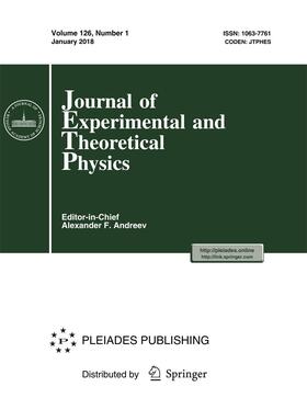 Editor-in-Chief: A F. Andreev |  Journal of Experimental and Theoretical Physics | Zeitschrift |  Sack Fachmedien