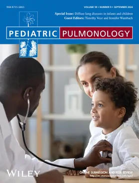  Pediatric Pulmonology | Zeitschrift |  Sack Fachmedien