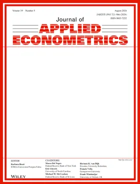  Journal of Applied Econometrics | Zeitschrift |  Sack Fachmedien