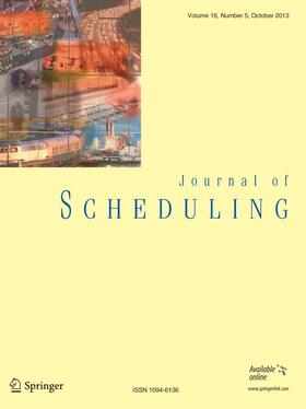 Editor-in-Chief: Edmund K. Burke |  Journal of Scheduling | Zeitschrift |  Sack Fachmedien