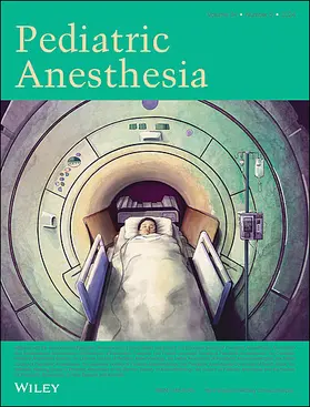  Pediatric Anesthesia | Zeitschrift |  Sack Fachmedien