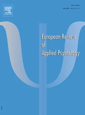  European Review of Applied Psychology | Zeitschrift |  Sack Fachmedien