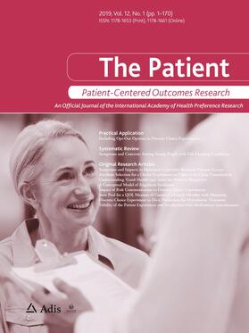  The Patient - Patient-Centered Outcomes Research | Zeitschrift |  Sack Fachmedien