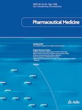 Editor: Susan Pochon |  Pharmaceutical Medicine | Zeitschrift |  Sack Fachmedien