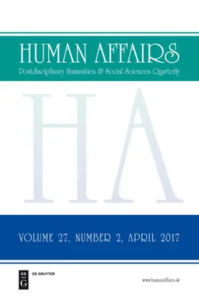  Human Affairs | Zeitschrift |  Sack Fachmedien