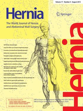 Editor-in-Chief: M. Miserez / R.J. Fitzgibbons |  Hernia | Zeitschrift |  Sack Fachmedien