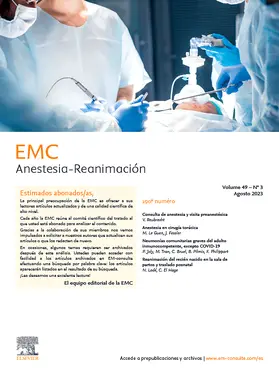  EMC - Anestesia-Reanimacion | Zeitschrift |  Sack Fachmedien