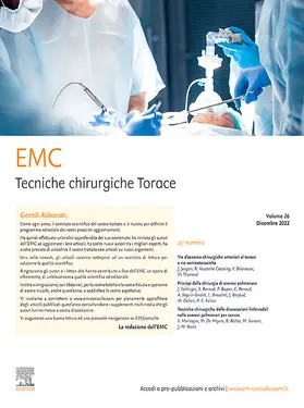  EMC - Tecniche chirurgiche - Chirurgia Torace | Zeitschrift |  Sack Fachmedien