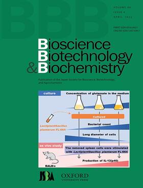  Bioscience, Biotechnology, and Biochemistry | Zeitschrift |  Sack Fachmedien