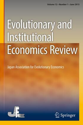  Evolutionary and Institutional Economics Review | Zeitschrift |  Sack Fachmedien