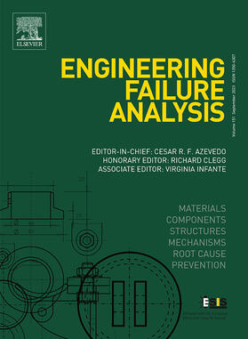 Editor-in-Chief: R. Clegg |  Engineering Failure Analysis | Zeitschrift |  Sack Fachmedien