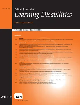  British Journal of Learning Disabilities | Zeitschrift |  Sack Fachmedien