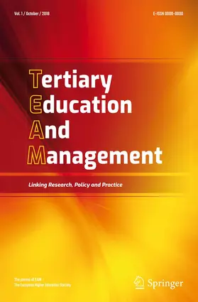  Tertiary Education and Management | Zeitschrift |  Sack Fachmedien