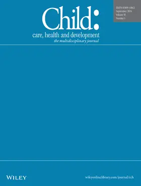  Child: Care, Health and Development | Zeitschrift |  Sack Fachmedien