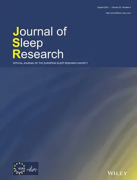  Journal of Sleep Research | Zeitschrift |  Sack Fachmedien