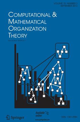 Co-Editors-in-Chief: K.M. Carley / T.L. Frantz |  Computational and Mathematical Organization Theory | Zeitschrift |  Sack Fachmedien