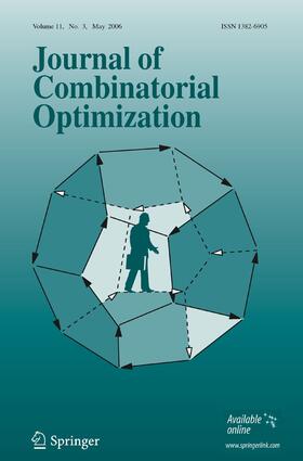 Editor-in-Chief: Ding-Zhu Du |  Journal of Combinatorial Optimization | Zeitschrift |  Sack Fachmedien