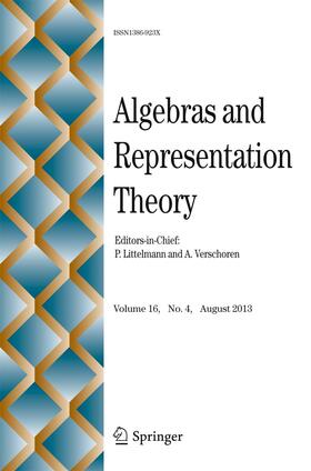 Editors-in-Chief: V. Chari / P. Littelmann |  Algebras and Representation Theory | Zeitschrift |  Sack Fachmedien