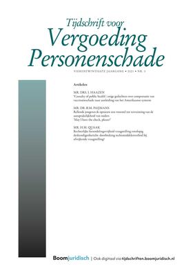  Tijdschrift voor Vergoeding Personenschade | Zeitschrift |  Sack Fachmedien