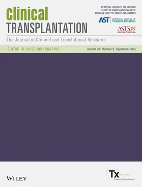  Clinical Transplantation | Zeitschrift |  Sack Fachmedien