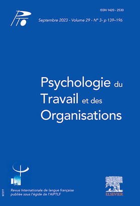  Psychologie du Travail et des Organisations | Zeitschrift |  Sack Fachmedien