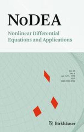 Managing editor: Nicola Fusco |  Nonlinear Differential Equations and Applications NoDEA | Zeitschrift |  Sack Fachmedien